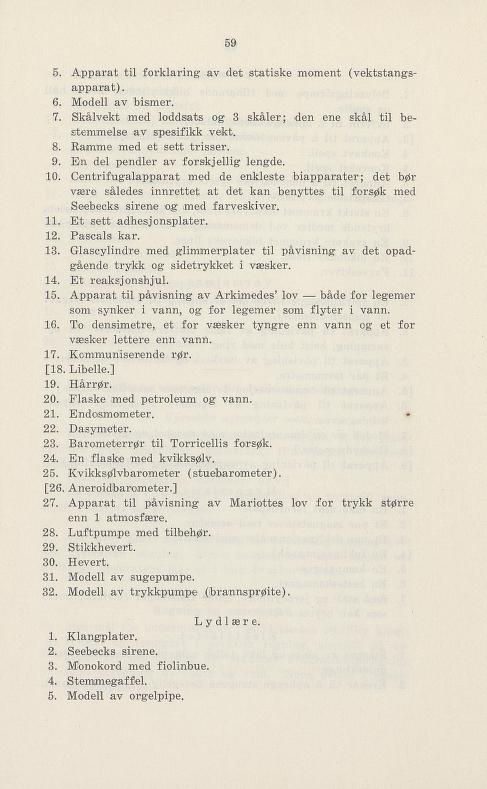 Skann 65 av Undervisningsplan for middelskolen 1925