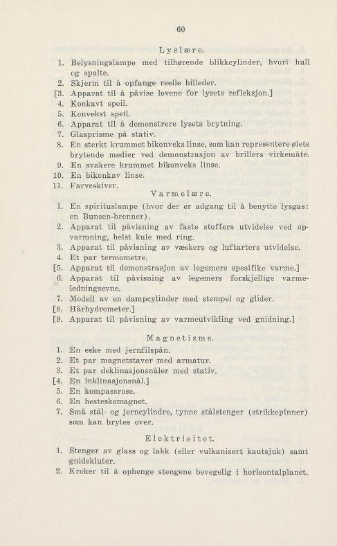 Skann 66 av Undervisningsplan for middelskolen 1925