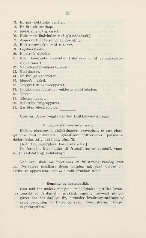 Skann 67 av Undervisningsplan for middelskolen 1925
