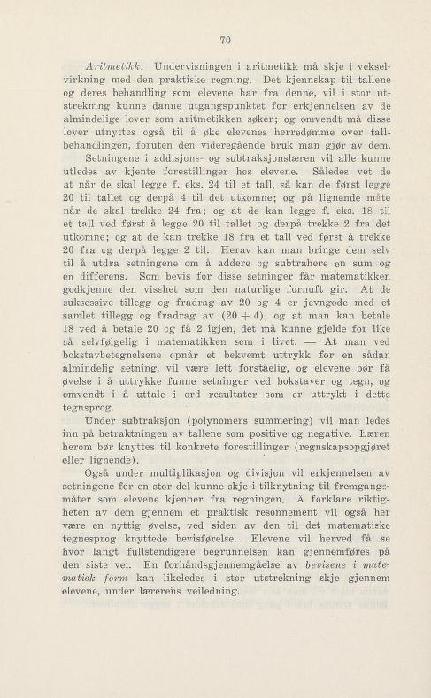 Skann 76 av Undervisningsplan for middelskolen 1925