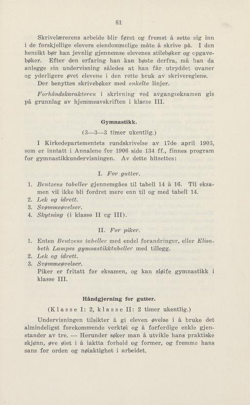 Skann 87 av Undervisningsplan for middelskolen 1925