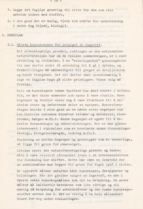 Skann 24 av Læreplan for gymnaset 1974 · del 3A allmenn studieretning