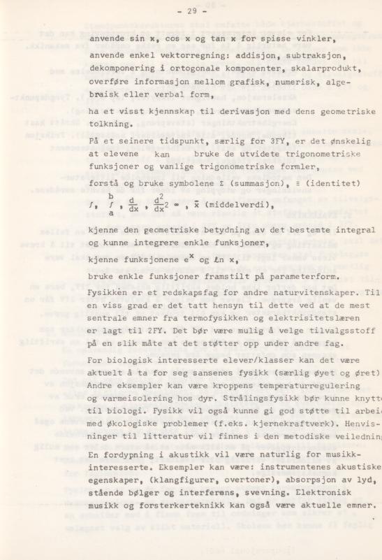 Skann 33 av Læreplan for gymnaset 1974 · del 3A allmenn studieretning