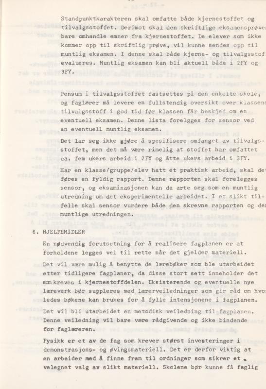 Skann 35 av Læreplan for gymnaset 1974 · del 3A allmenn studieretning