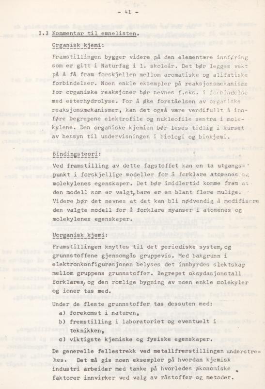 Skann 45 av Læreplan for gymnaset 1974 · del 3A allmenn studieretning