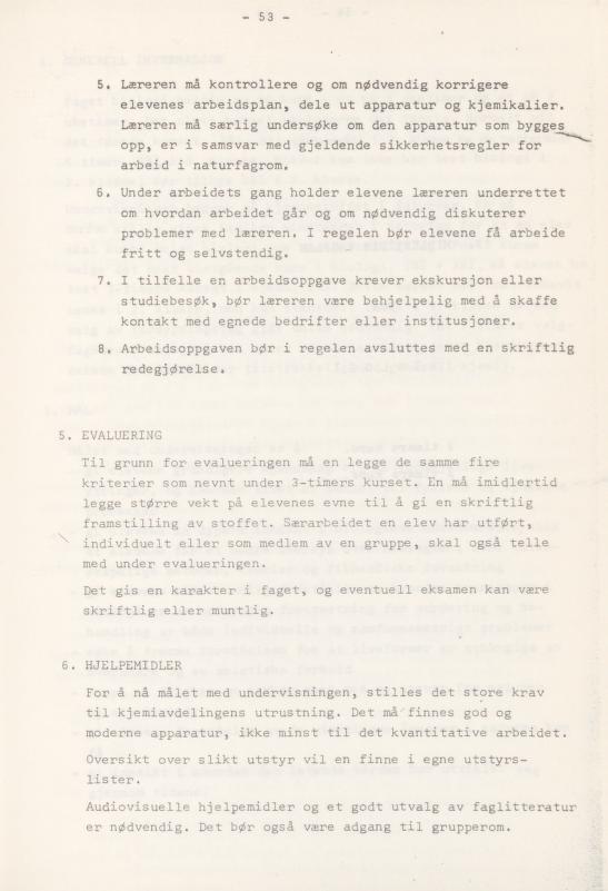 Skann 57 av Læreplan for gymnaset 1974 · del 3A allmenn studieretning