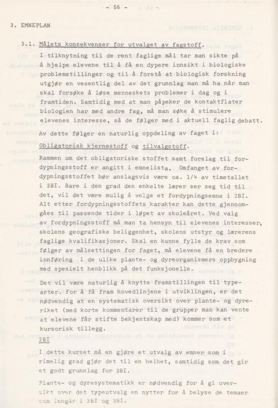 Skann 60 av Læreplan for gymnaset 1974 · del 3A allmenn studieretning