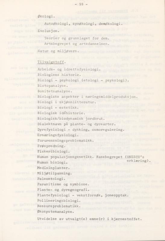 Skann 63 av Læreplan for gymnaset 1974 · del 3A allmenn studieretning