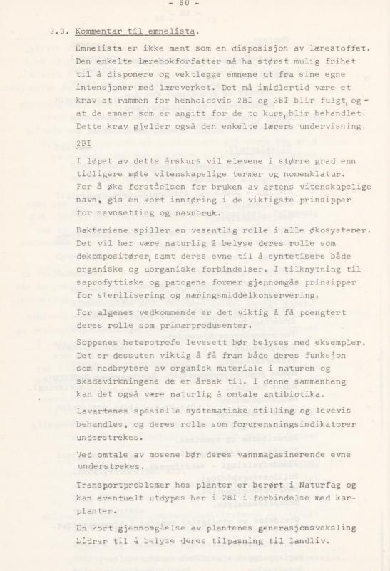 Skann 64 av Læreplan for gymnaset 1974 · del 3A allmenn studieretning
