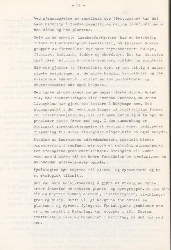 Skann 65 av Læreplan for gymnaset 1974 · del 3A allmenn studieretning