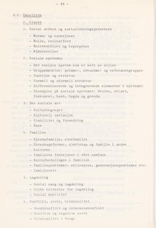 Skann 92 av Læreplan for gymnaset 1974 · del 3A allmenn studieretning