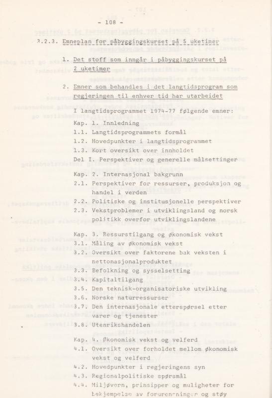 Skann 112 av Læreplan for gymnaset 1974 · del 3A allmenn studieretning
