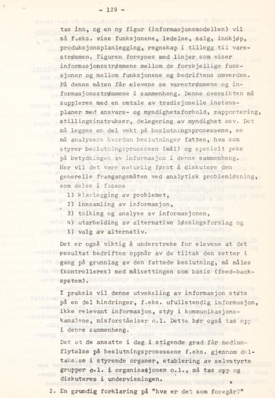 Skann 133 av Læreplan for gymnaset 1974 · del 3A allmenn studieretning