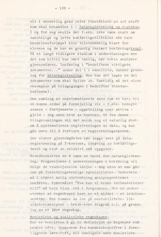 Skann 134 av Læreplan for gymnaset 1974 · del 3A allmenn studieretning