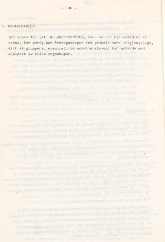 Skann 140 av Læreplan for gymnaset 1974 · del 3A allmenn studieretning