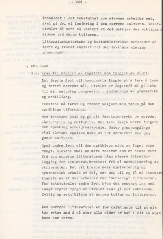 Skann 213 av Læreplan for gymnaset 1974 · del 3A allmenn studieretning