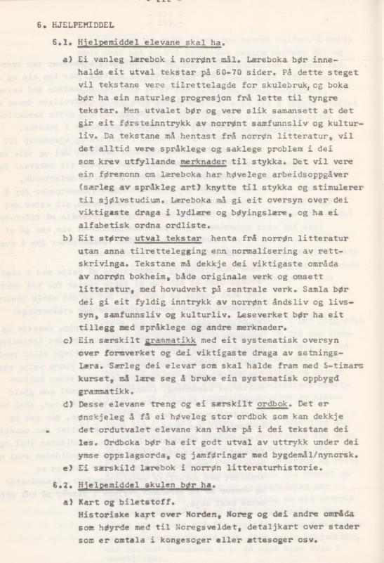 Skann 226 av Læreplan for gymnaset 1974 · del 3A allmenn studieretning