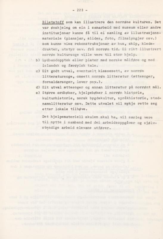 Skann 227 av Læreplan for gymnaset 1974 · del 3A allmenn studieretning