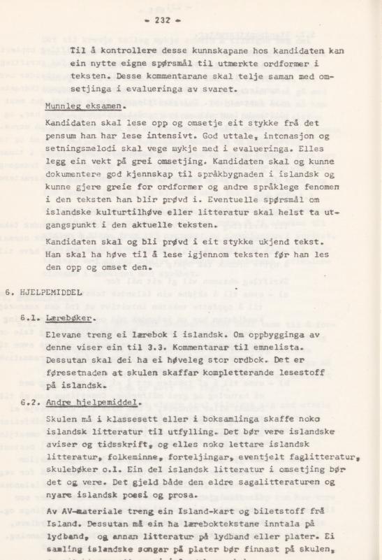 Skann 236 av Læreplan for gymnaset 1974 · del 3A allmenn studieretning
