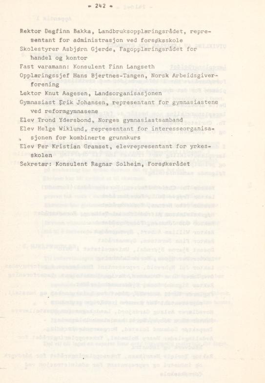 Skann 246 av Læreplan for gymnaset 1974 · del 3A allmenn studieretning