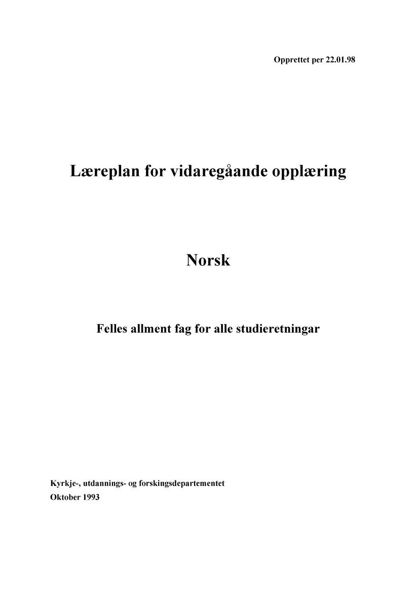Skann 1 av R94 · Norsk · plan 1993 · 1998-merket vitne