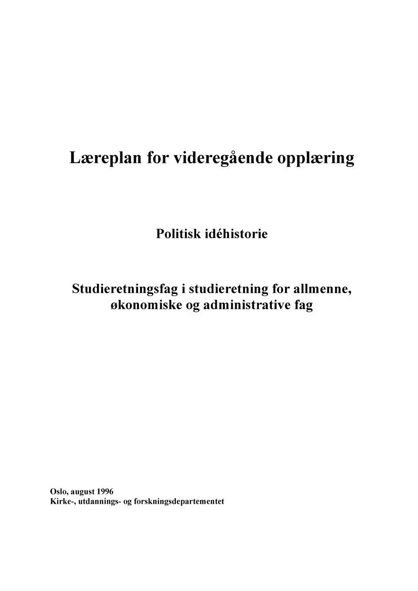 Skann 1 av R94 · Politisk idéhistorie · plan 1996
