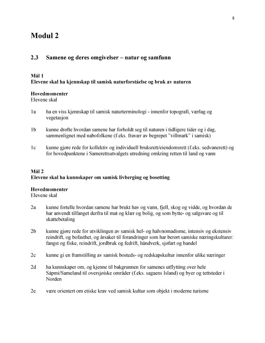 Skann 11 av R94 · Samisk kulturkunnskap · plan 1999